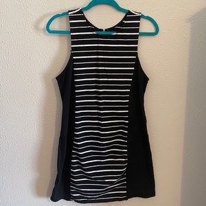 Black and white dress